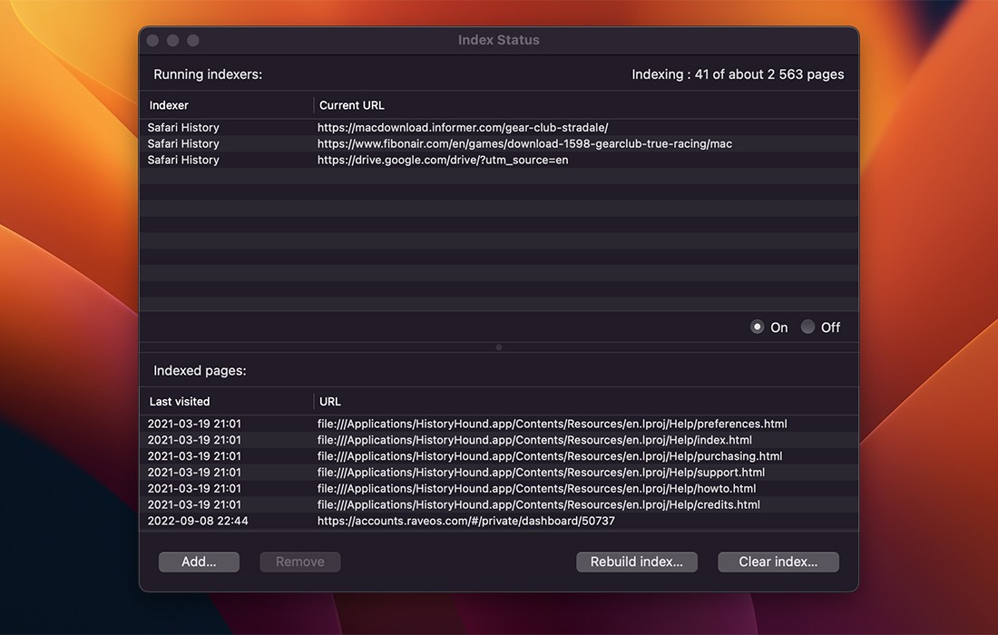 HistoryHound for mac(书签快速搜索工具)v2.3.2直装版