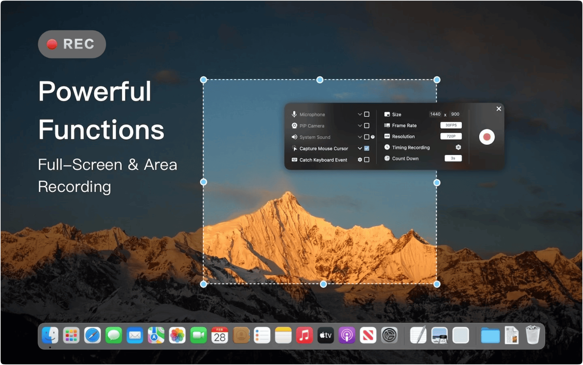 Screen Recorder by Omi Mac v1.3.16 Omi录屏专家‬ 2025年最新中文版下载