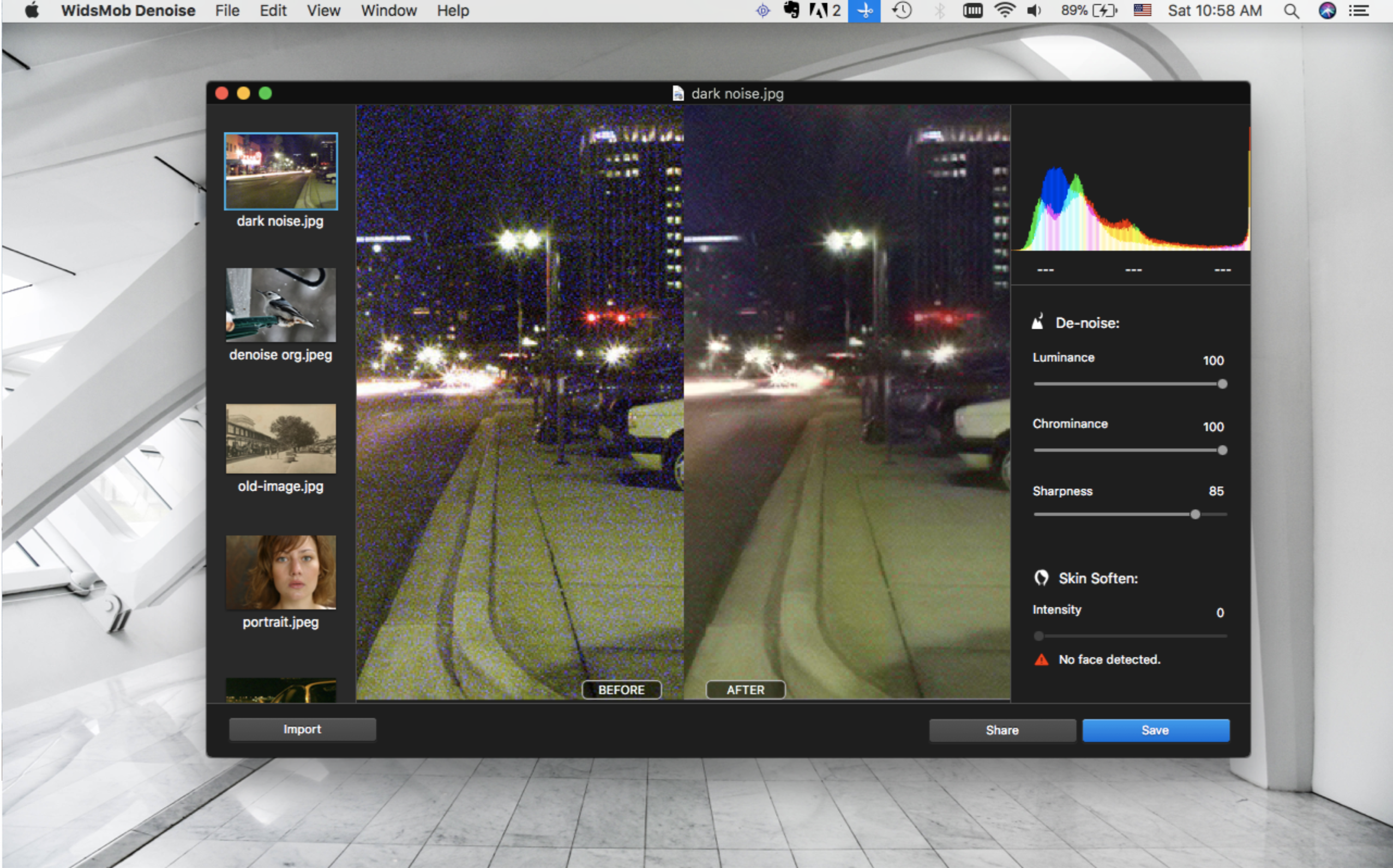 WidsMob Denoise 2.18 for Mac(图像降噪软件)破解版下载
